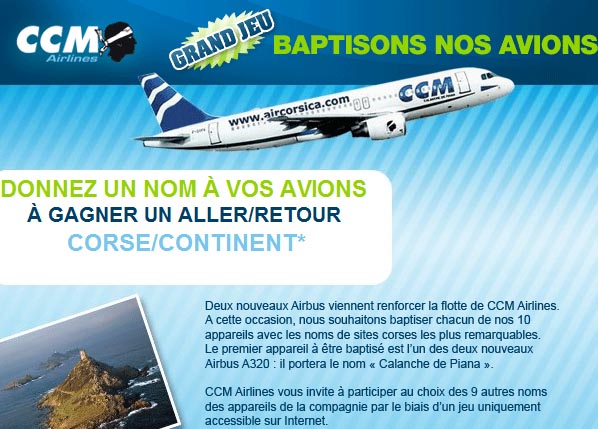 Battizemu l'aviò di a CCM